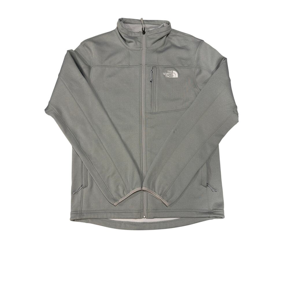 The North Face Apex Barrier Sz M Soft Shell Jacket in Asphalt Gray urban